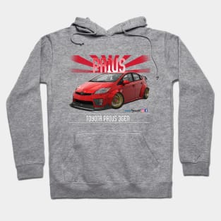 Toyota Prius 2JZ Red Hoodie